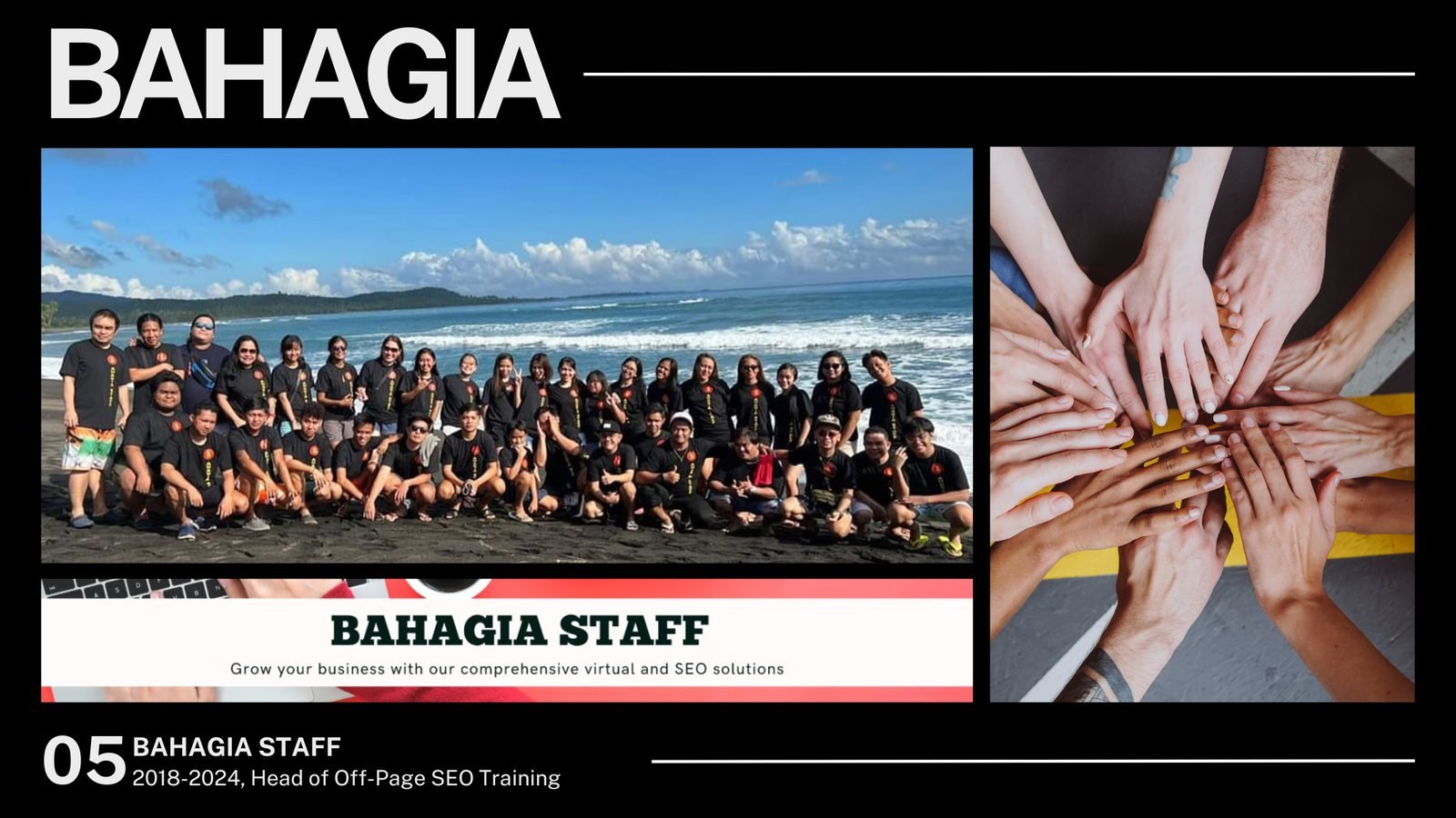 Bahagia Staff team and office culture